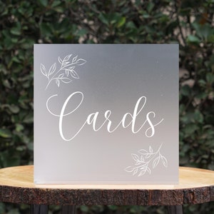 Acrylic Card Box with Lock in back | Acrylic Card Box | Large Card Box | White Card Box | Custom Card Box | Wishing bell | For all Occasions
