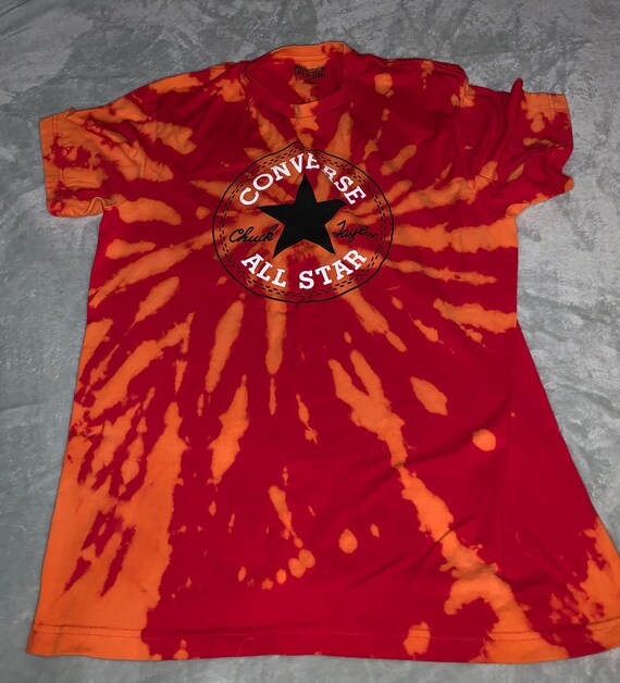 orange converse shirt