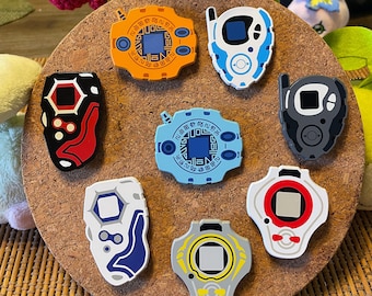 Digivice Enamel Pins