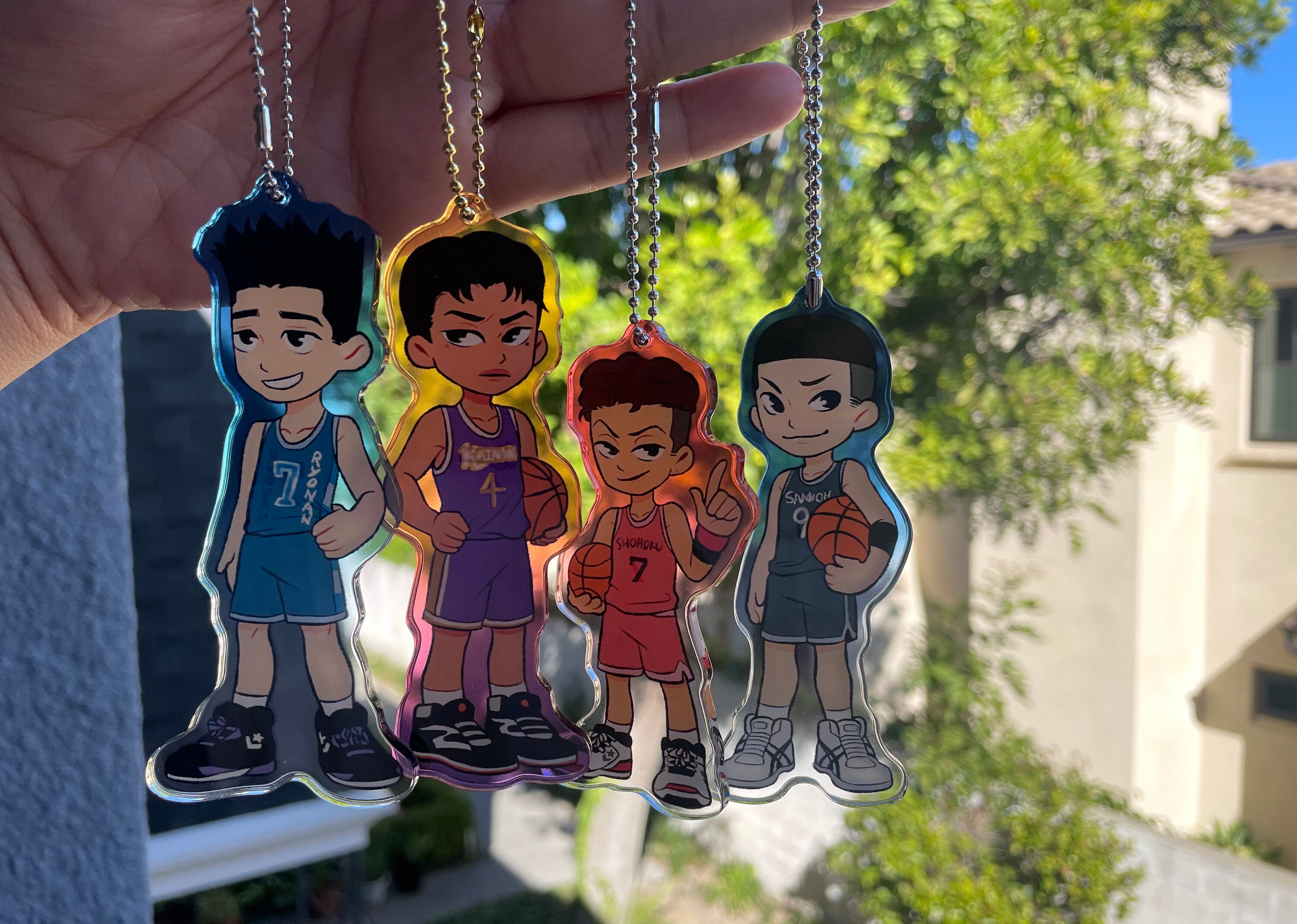 Slam Dunk Keychain & Tag Set - Etsy