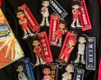 Slam Dunk Keychain & Tag Set - Etsy