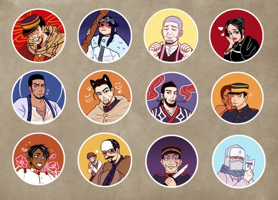 Golden Kamuy Button Etsy Golden Kamuy Button Etsy