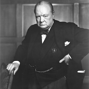 SIR WINSTON CHURCHILL Britse premier poster foto foto print banner