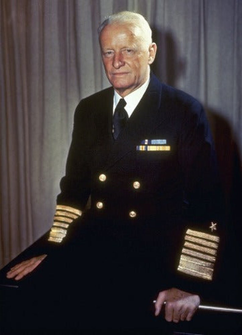 FLEET ADMIRAL CHESTER Nimitz Glossy Poster Picture Photo Banner Print wwii image 1