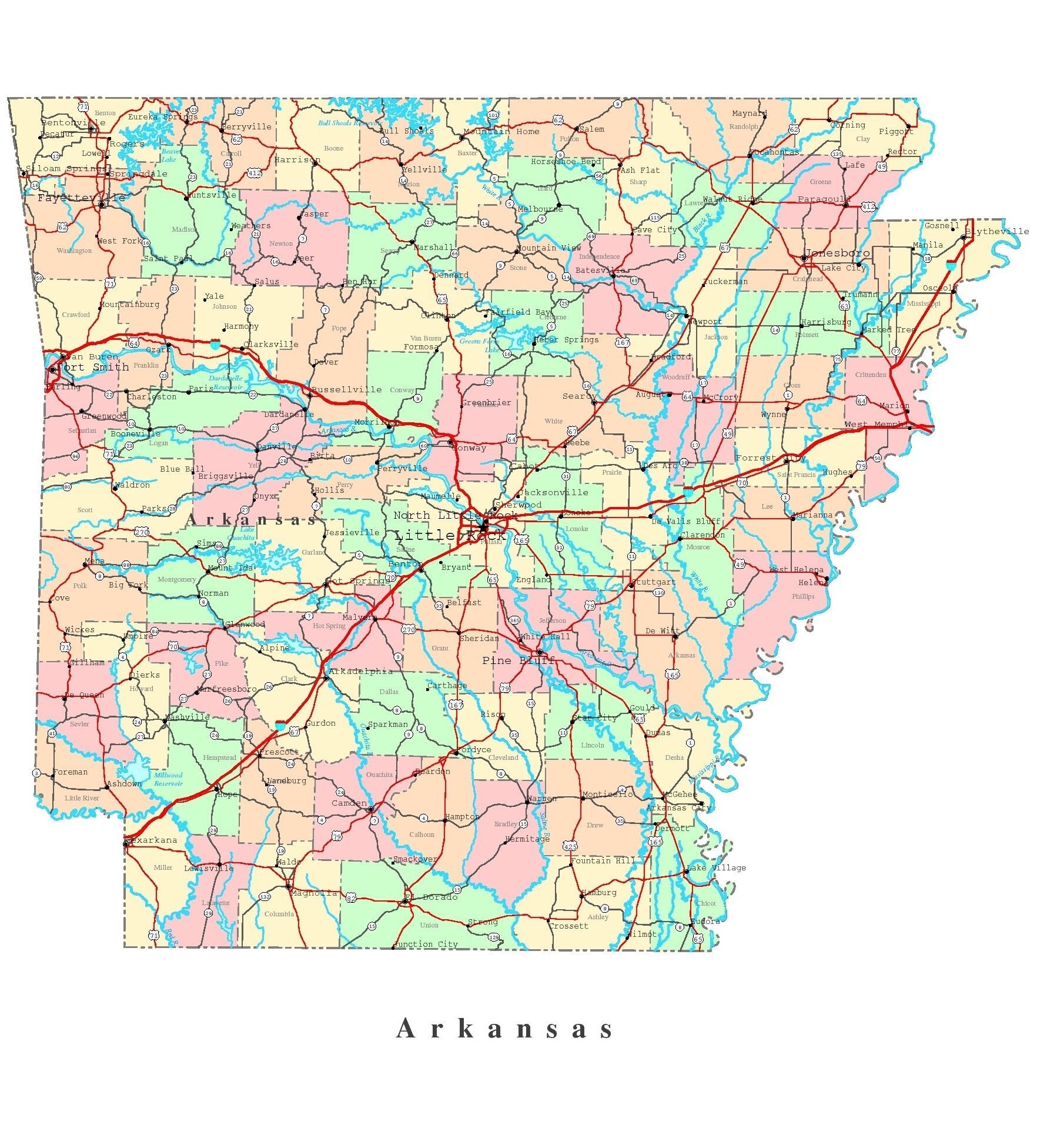 Arkansas State Road Map Arkansas State Road Map Glossy Poster Picture Photo Banner | Etsy Uk Arkansas State Road Map Arkansas State Road Map Glossy Poster Picture Photo Banner | Etsy Uk