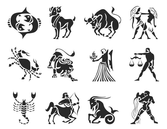 Zoological Zodiac Signs Glossy Poster Picture Photo Banner | Etsy