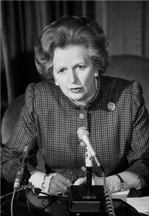 MARGARET THATCHER GLOSSY Poster Picture Photo Baroness Prime Etsy