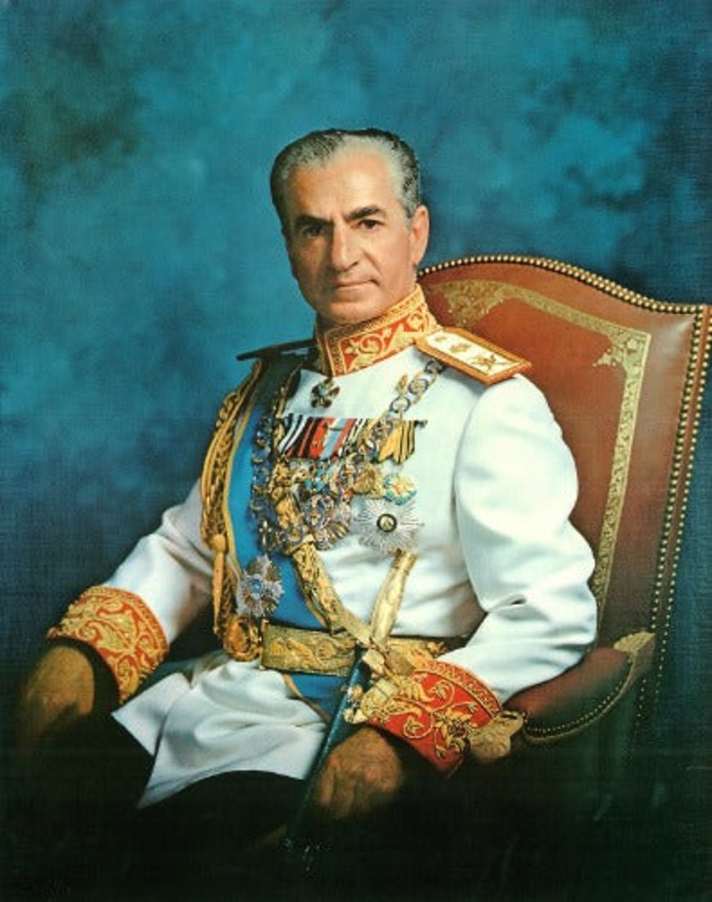 Mohammad Reza Pahlavi Shah GLOSSY POSTER PICTURE Photo Print Banner Iran image 1