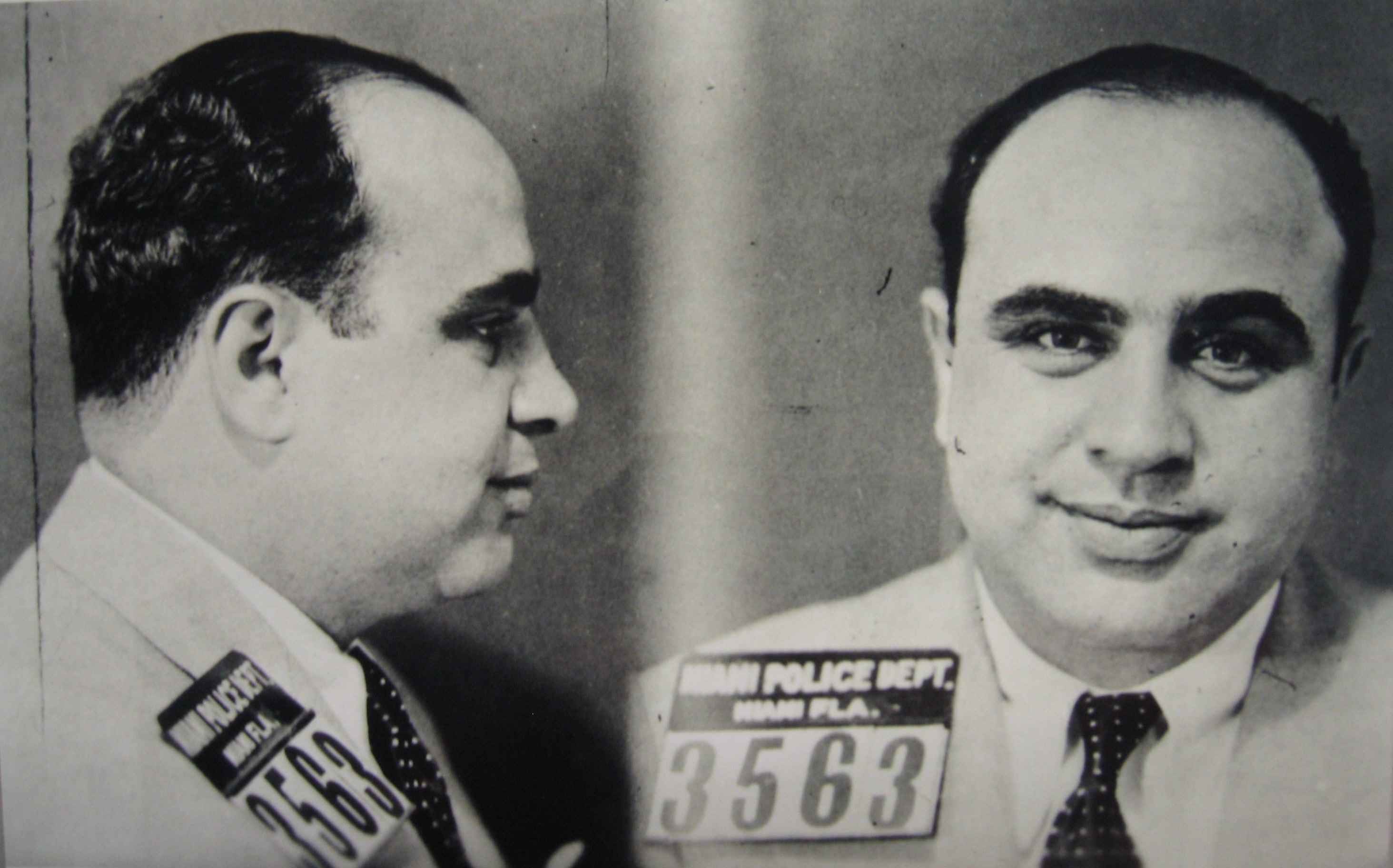 AL Capone Mug Shot Landscape Glossy Poster Picture Photo | Etsy