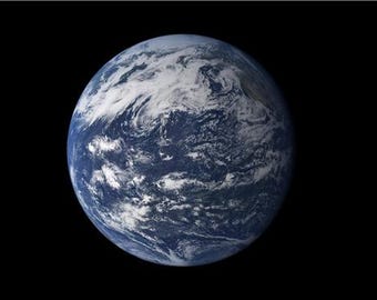 Earth - Japan and Korea - Planet Earth, Satellite View - SKU 0098