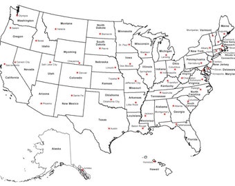 us map banner etsy