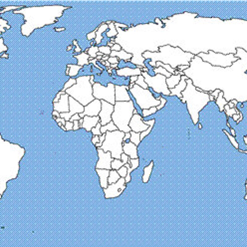World Map Portrait - Etsy