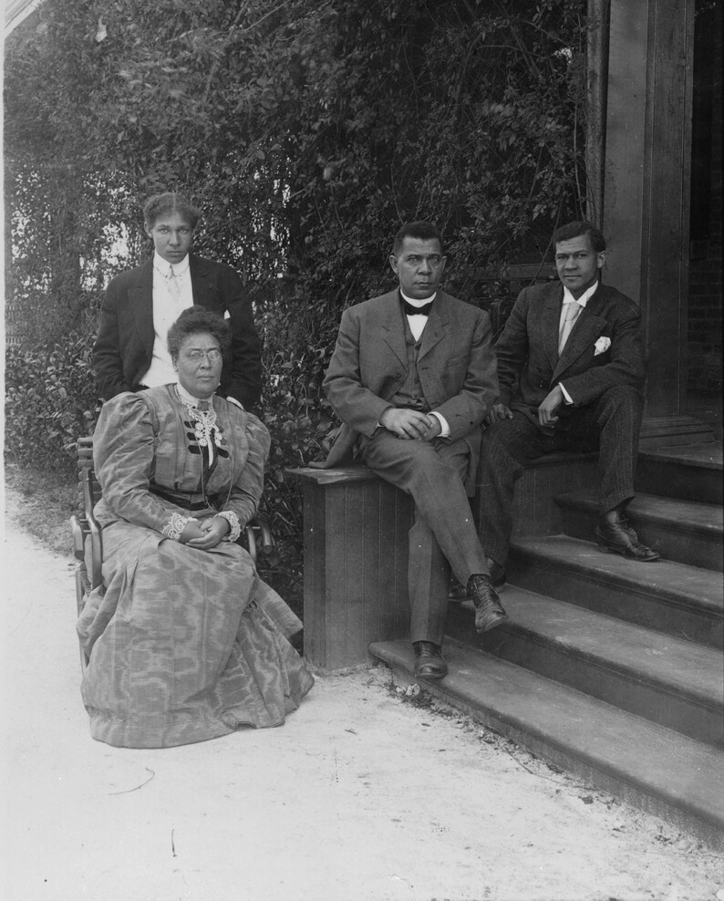 BOOKER T WASHINGTON WIFE Family Glossy Poster Picture Photo Etsy