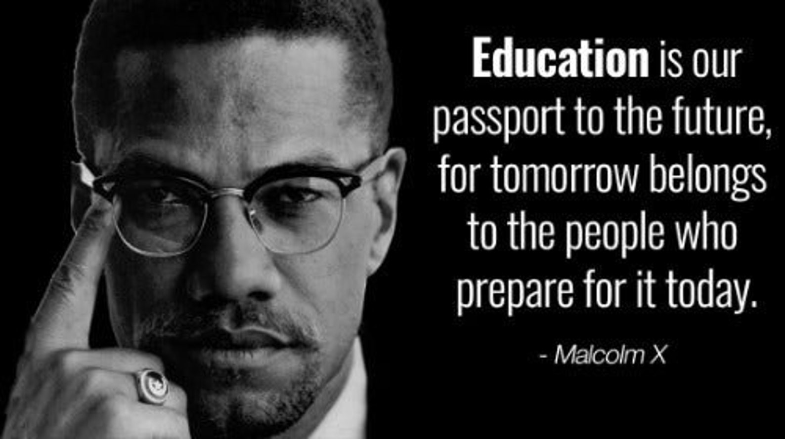 MALCOLM X QUOTE GLOSSY Poster Picture Photo Print Banner Etsy