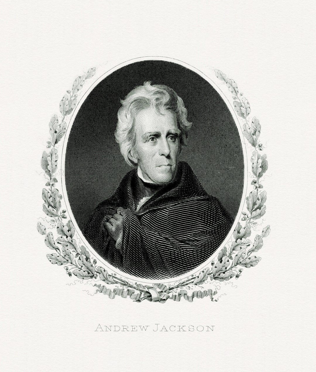 Andrew Jackson Engraving President Glossy Poster Picture Photo Print ...