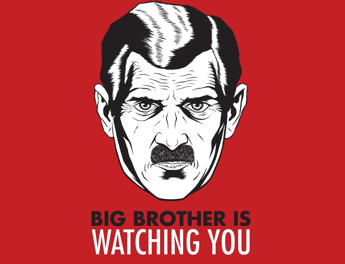 BIG BROTHER is Watching You Glossy Poster Picture Photo Banner | Etsy