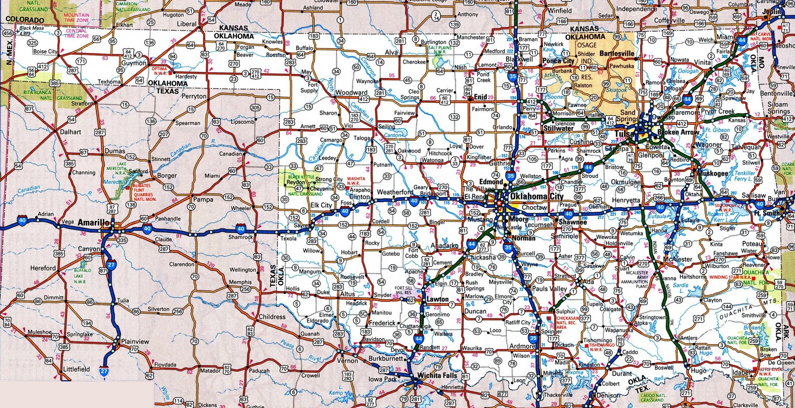 Oklahoma State Road Map Glossy Poster Picture Photo Banner Ok Etsy oklahoma-state-road-map-glossy-poster-picture-photo-banner-ok-etsy