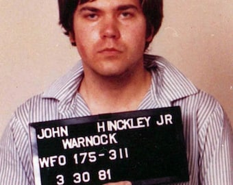 JOHN HINCKLEY MUGSHOT Glossy Poster Picture Photo Print Banner shot reagane