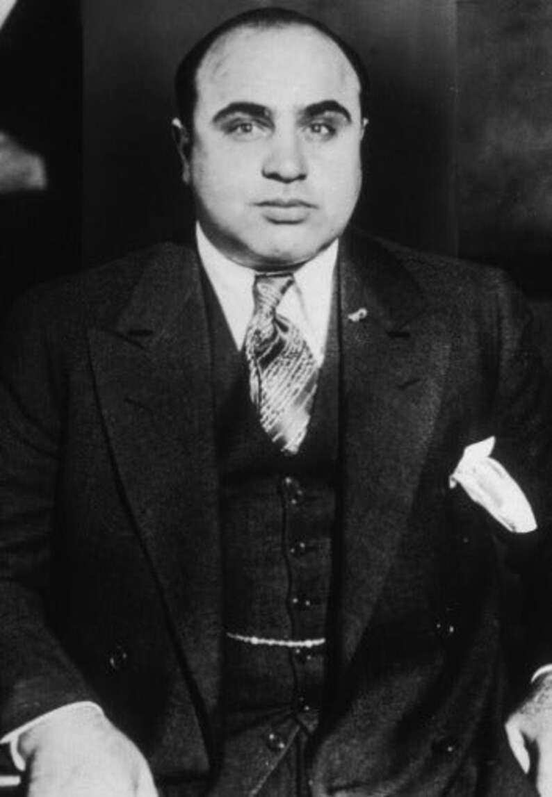 AL CAPONE GLOSSY Poster Picture Photo Print Banner Alphonse - Etsy