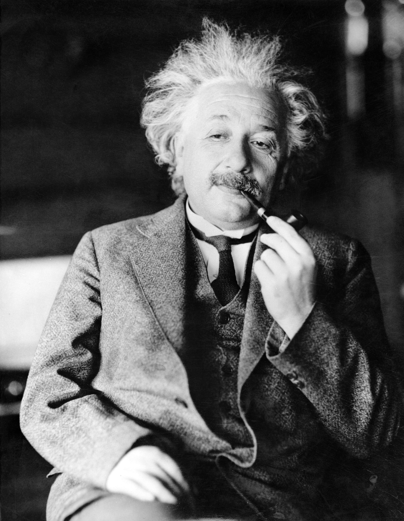 Albert Einstein Glossy Poster Picture Photo Smoking Pipe Etsy