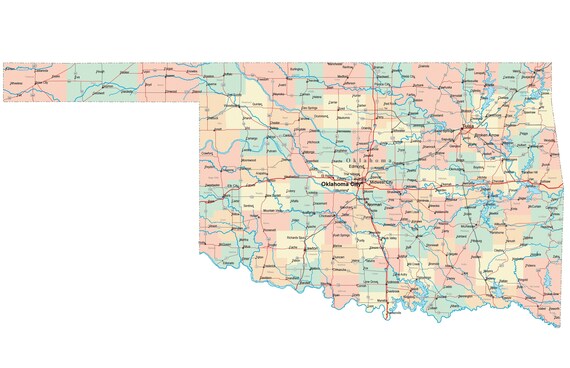 Oklahoma State Map With Cities Oklahoma State Road Map Glossy Poster Picture Photo City - Etsy Canada Oklahoma State Map With Cities Oklahoma State Road Map Glossy Poster Picture Photo City - Etsy Canada