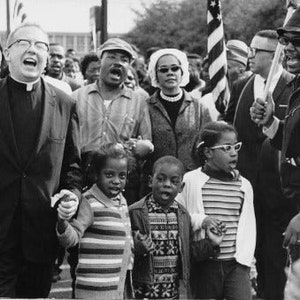 ABERNATHY NIÑOS Derechos Civiles Marcha Póster Imagen Foto Banner Impresión mlk