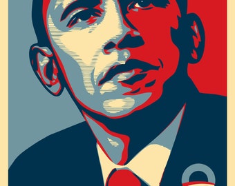 Barack Obama Hope Glossy Poster Picture Photo Inspiration Motivation Election