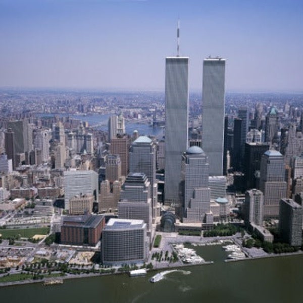 WORLD TRADE CENTER Glossy Poster Picture Banner 1 wtc twin towers new york