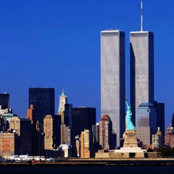 WORLD TRADE CENTER Glossy Poster Picture Banner 1 wtc twin towers new york