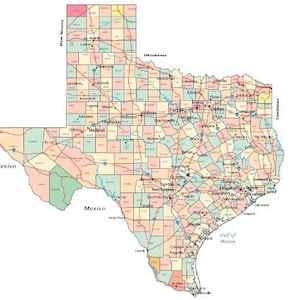 TEXAS STATE COUNTY, carte, papier glacé, affiche, photo, bannière, route, ville, dallas