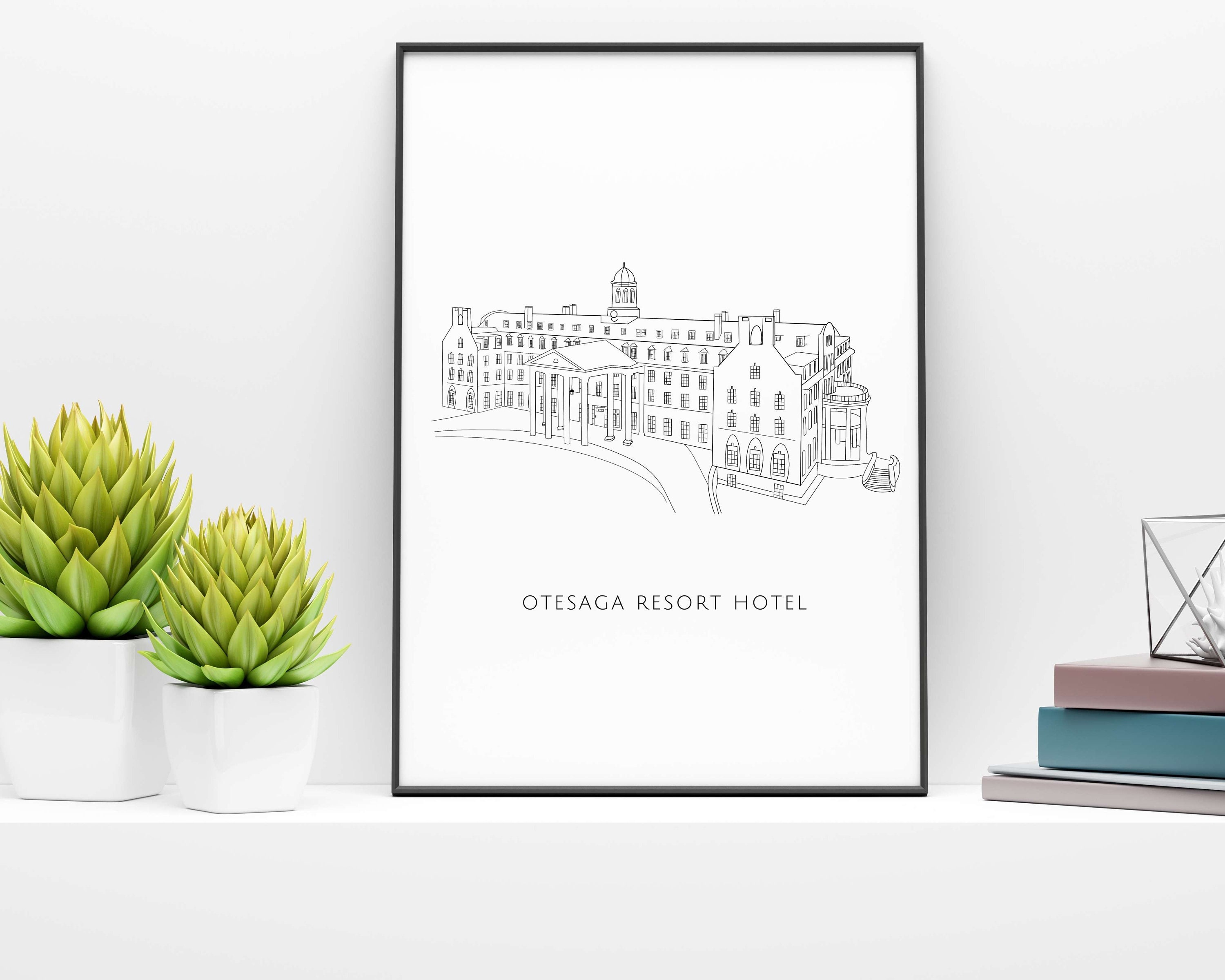 PHYSICAL OTESAGA PRINT Cooperstown Art Instant Download - Etsy