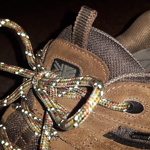 Autumn collection, reflective, dark green & brown , 120cm - 4,5mm