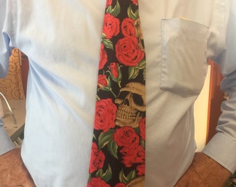 Skulls and Roses Ties