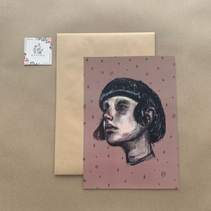 Space Girl A4 Poster