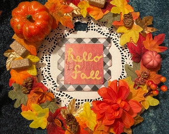 Hello Fall Wreath
