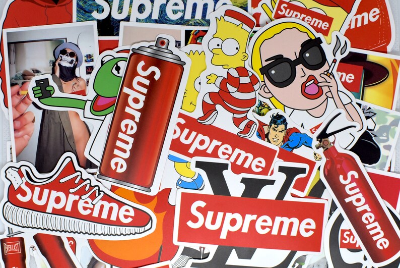 100 hypebeast stickers