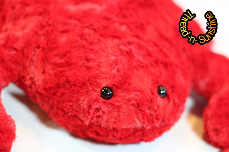 Lobster stuffed animal-stuffed minky lobster-soft lobster stuffie bild 4