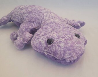 Handcrafted Minky Plush Gecko: Soft Snuggle Toy