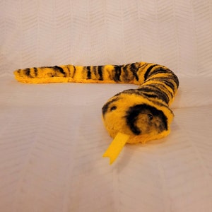 Snake weighted stuffie-weighted minky snake- minky snake plushie