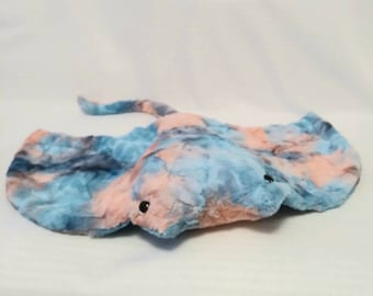 Minky Manta Ray Stuffed Animal: Soft Plush Toy