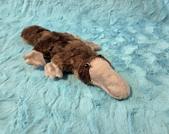 Mini Weighted Minky Platypus Stuffed Toy: Anxiety Relief