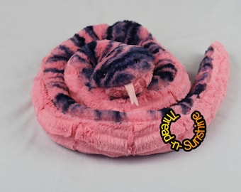 snake stuffed animal-stuffed minky snake-plush stuiffed animal-