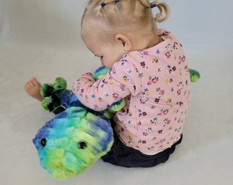 Minky Plush Gecko Stuffed Animal - 30 Inch Cuddly Toy