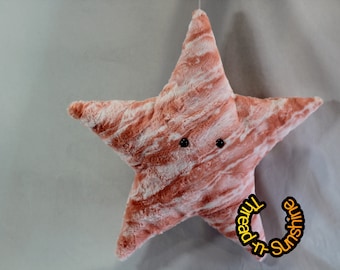 Minky Plush Starfish: Handcrafted Soft Stuffed Animal