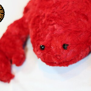 Lobster stuffed animal-stuffed minky lobster-soft lobster stuffie bild 9