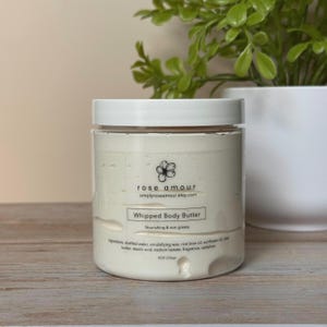 Body Butter, natürliche Hautpflege, geschlagene Sheabutter Body Lotion, schwarzes Unternehmen