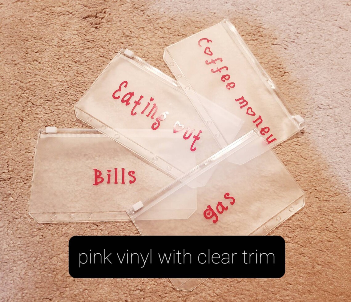 Cash Envelope/money Envelope/zip Pouch Organizer/a6 Size Etsy