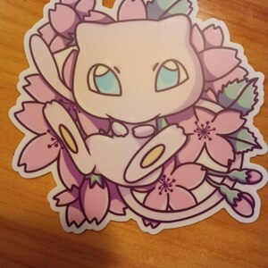 Mew Pokemon Themed Coffee Mug Etsy