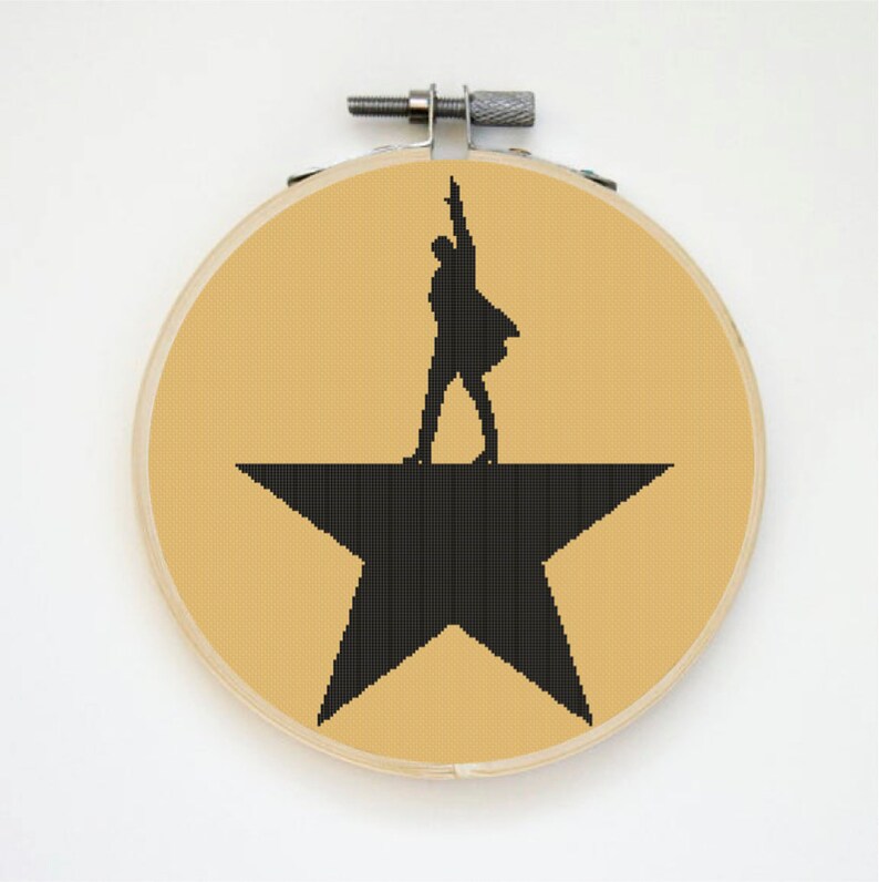 Hamilton Cross Stitch Pattern PDF Musical Theatre / Etsy Australia