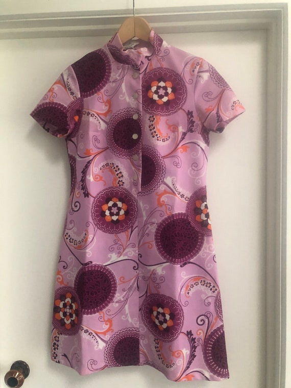 Retro psychedelic mod dress